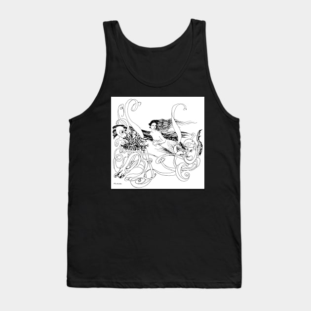 The Little Mermaid - Arthur Rackham Tank Top by forgottenbeauty